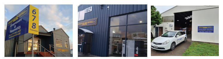 Our three branches, in Palmerston North, Wellington, and Hawke’s Bay, all hold significant amounts of stock of air compressors, pneumatics, vacuum and blowers; whereas our corporate competitors just have all their stock in Auckland.